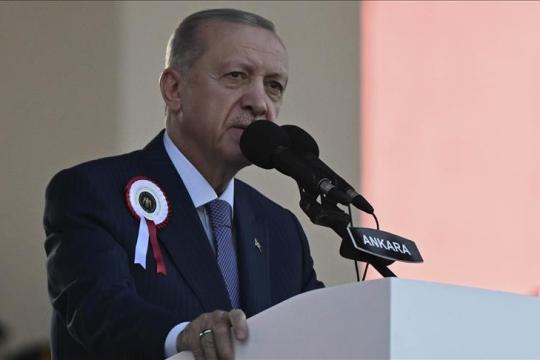 أردوغان يستعرض نتائج العمليات العسكرية التركية في سورية