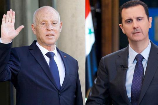 النظام السوري يبحث مع تونس رفع مستوى التمثيل الدبلوماسي.. التسلل الزمني للعلاقات منذ عام 2011