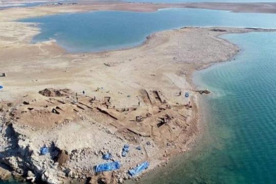 انحسار نهر دجلة يكشف عن مدينة أثرية من العصر البرونزي في العراق