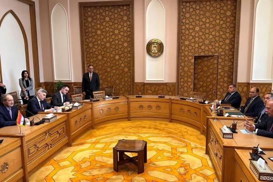 الخارجية المصرية تكشف فحوى محادثات شكري والمقداد