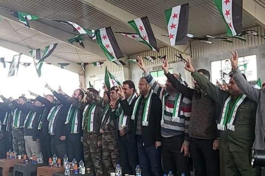 في ذكرى الثورة السورية.. احتفالية كبيرة تشهدها مدينة تل أبيض شمال الرقة