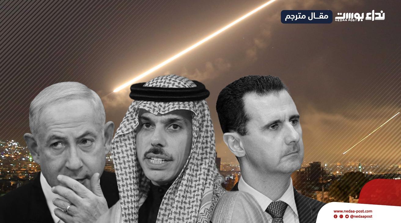 الإستراتيجية العسكرية الإسرائيلية في سورية قد تتأثر بالتطبيع "العربي-السوري