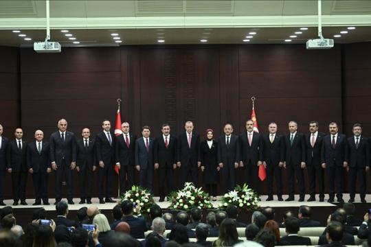 أردوغان يعلن أسماء الحكومة الجديدة في تركيا ويحدد توجُّهات ولايته الثالثة