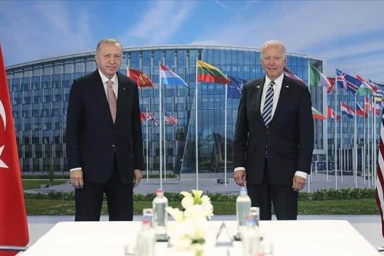 أردوغان يؤكد لبايدن رغبة تركيا بعضوية كاملة في الاتحاد الأوروبي