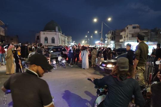 توترات دير الزور تلقى صدى شمال سورية.. مظاهرات بريف حلب دعماً لمعركة العشائر ضد "قسد