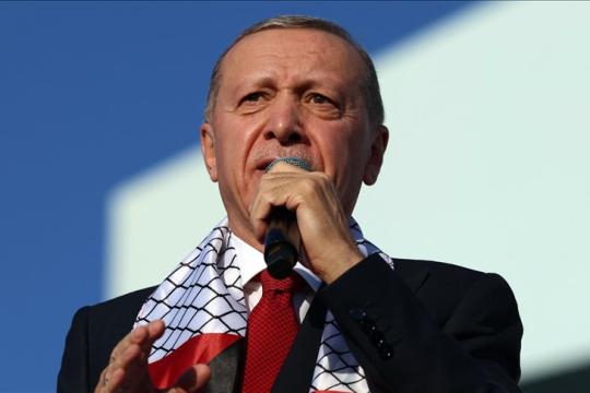 أردوغان يُحمِّل الغرب مسؤولية المذبحة في غزة