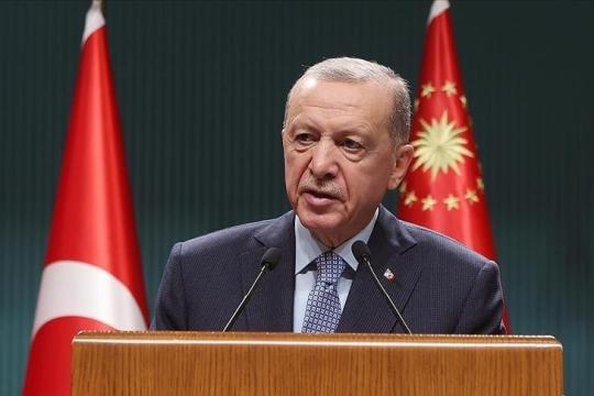 أردوغان: تركيا لن تسمح بوجود أي كيان إرهابي شمالي سورية