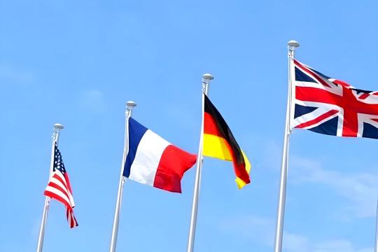 الولايات المتحدة وفرنسا وبريطانيا وألمانيا تجدد تمسُّكها بـ"اللاءات الثلاث" في سورية