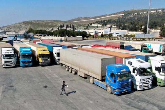 كم عدد شاحنات المساعدات الأممية التي دخلت إلى شمالي سورية منذ الزلزال؟