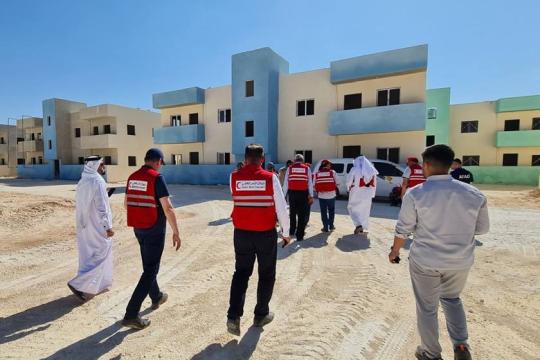 قطر تفتتح قريتين للنازحين شمال سورية